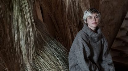 'A Wall of Wilderness' tapestry by Adriana Meunié, 2025