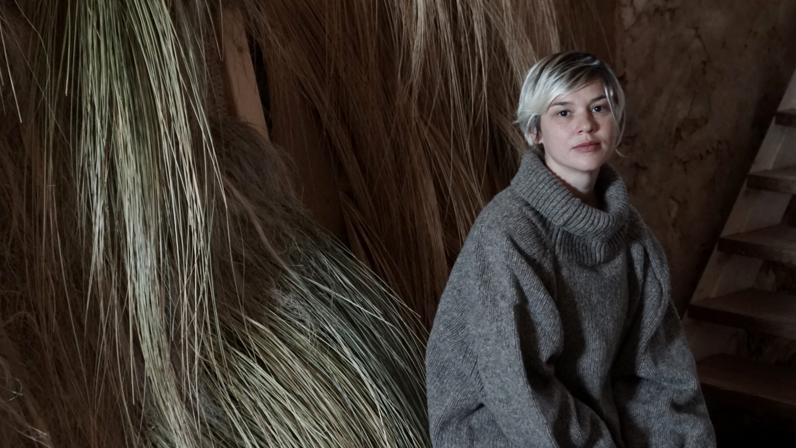 'A Wall of Wilderness' tapestry by Adriana Meunié, 2025