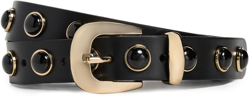 Madewell, Madewell Women's Clean Western Belt, True Black Multi, Medium
