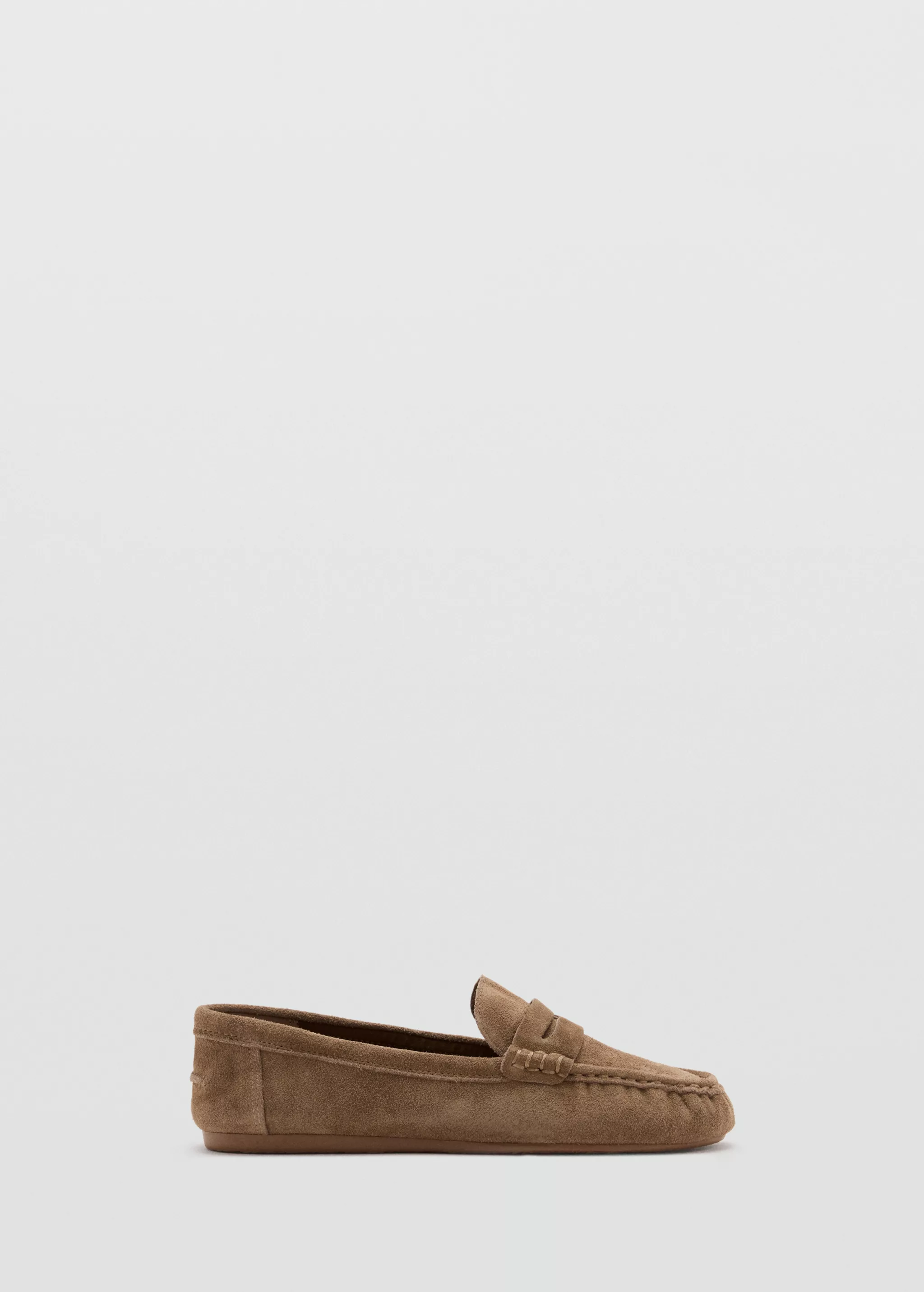 Suede Penny Loafers - Women | Mango Usa