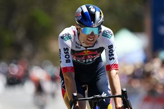 Finn Fisher-Black went deep on the stage of the Tour Down Under to Willunga Hill