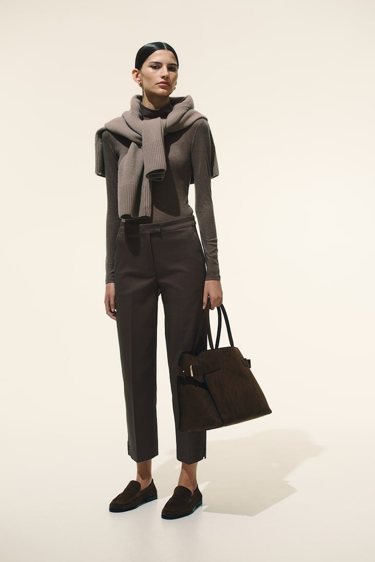 Tailored Cigarette Trousers
