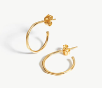 Small Molten Hoop Earrings, £69.00 | Missoma