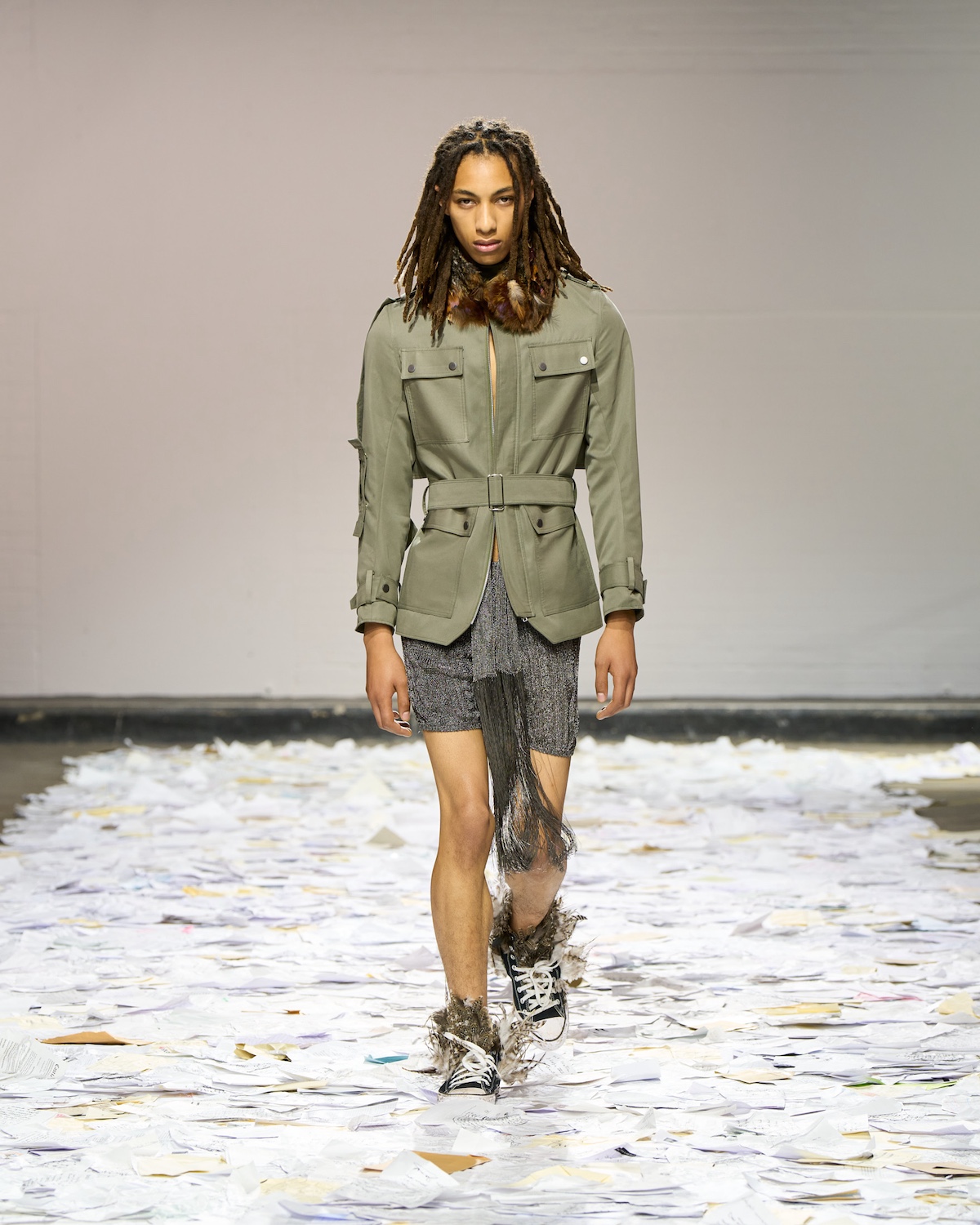 Oscar Ouyang SS26 collection London Fashion Week