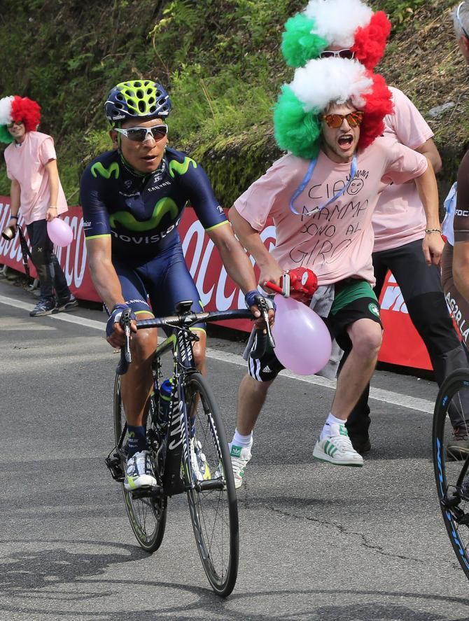 Nairo Quintana (Movistar) found his climbing legs