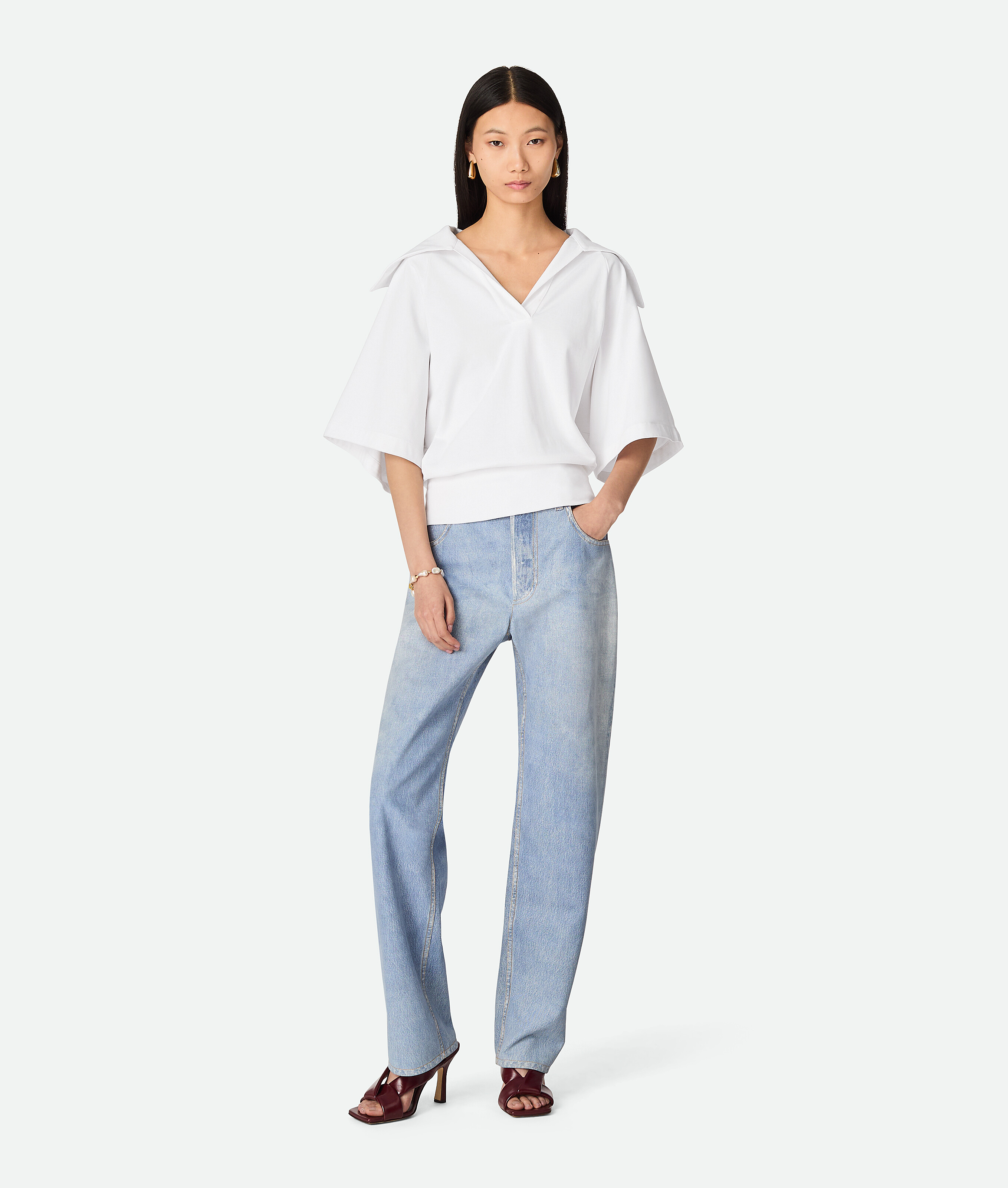 Women's Cotton Jersey T-Shirt in White