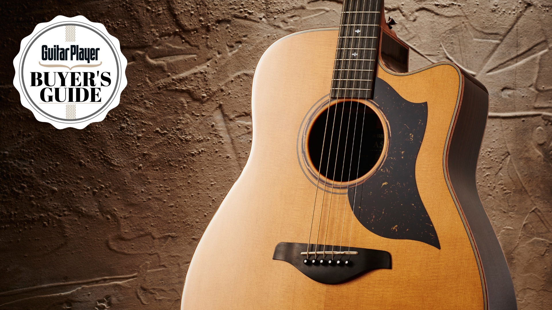 A Yamaha A5R ARE acoustic-electric guitar