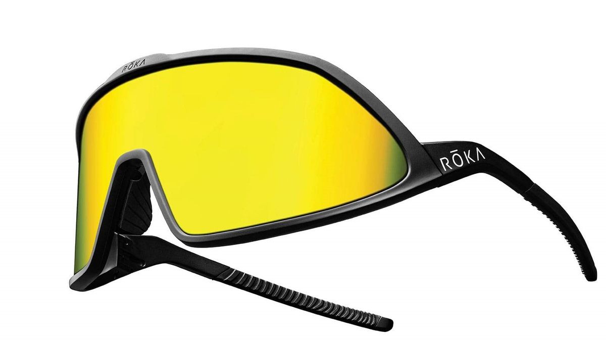 yellow cycling sunglasses