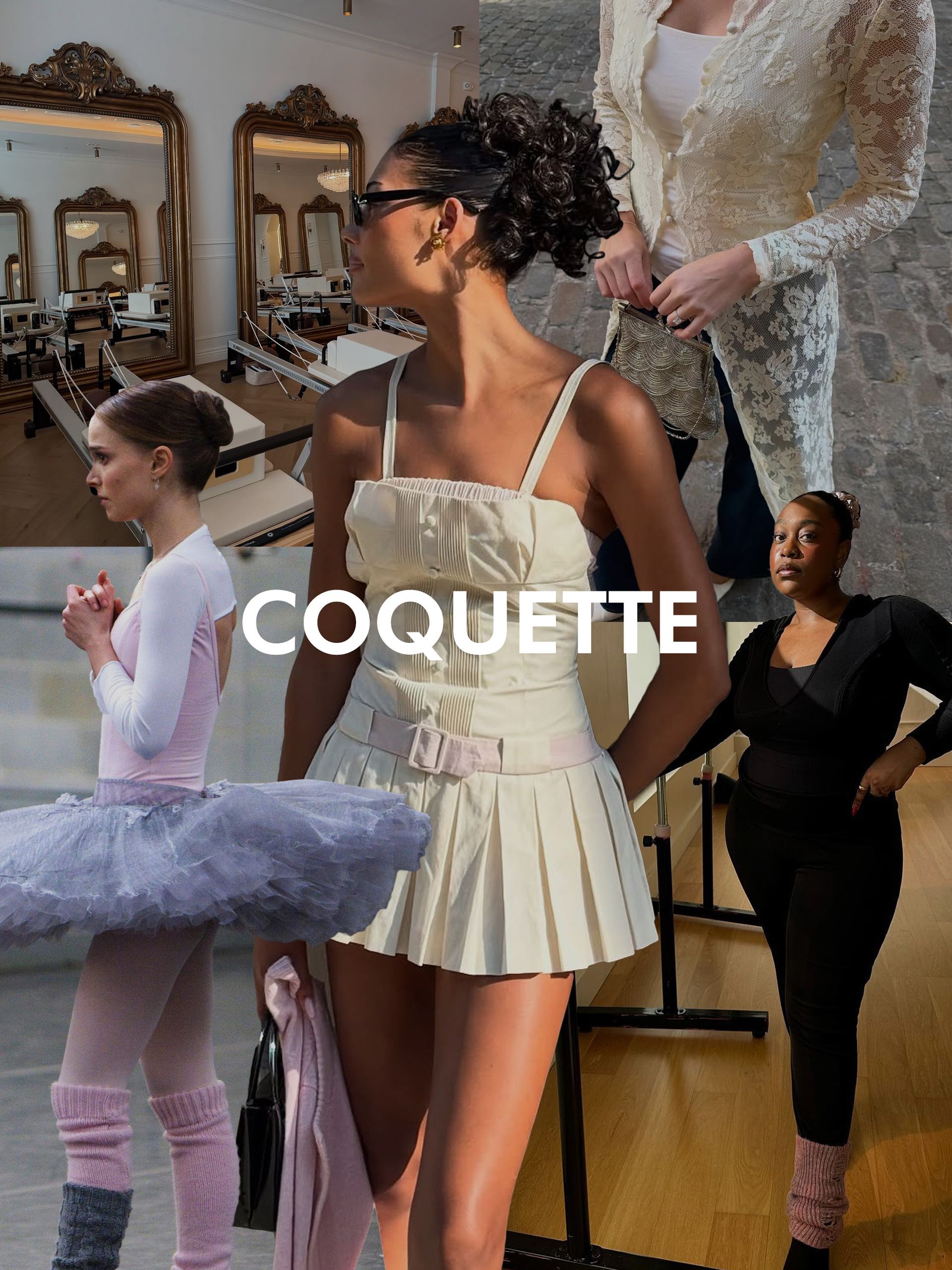 Coquette aesthetic.