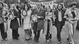 A protest against force feeding the Price Sisters