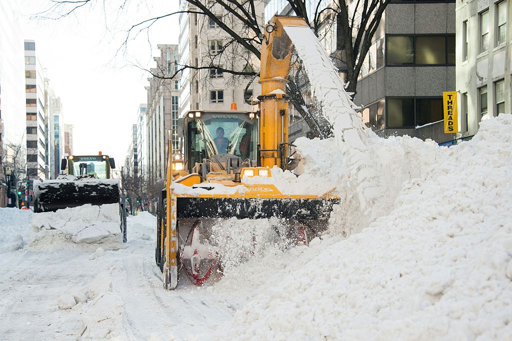 This massive storm left damage along with the snow. 