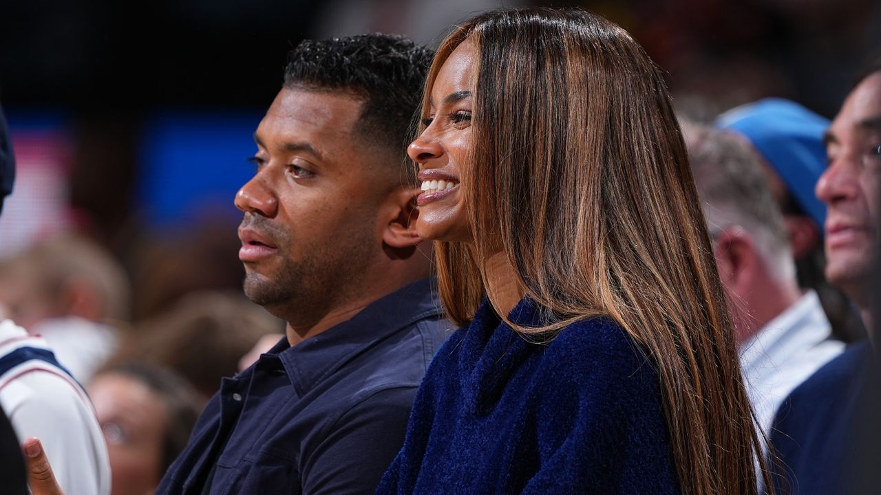 Ciara and her family with Russell Wilson