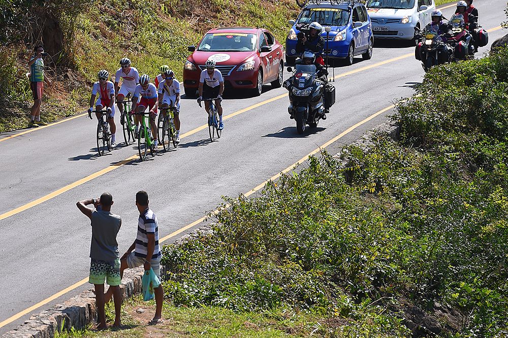 The breakaway gained a max of 7 minutes 2016 Rio Olympic Games