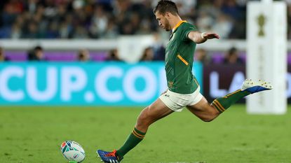 Handre Pollard of South Africa © David Ramos - World Rugby/World Rugby via Getty Images