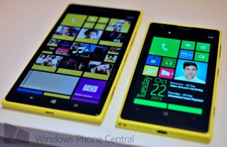 Nokia Lumia 1520 vs 1020