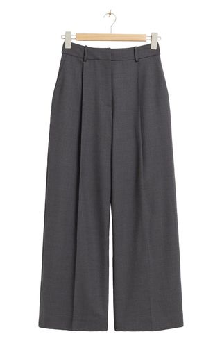 High Waist Wide Leg Trousers