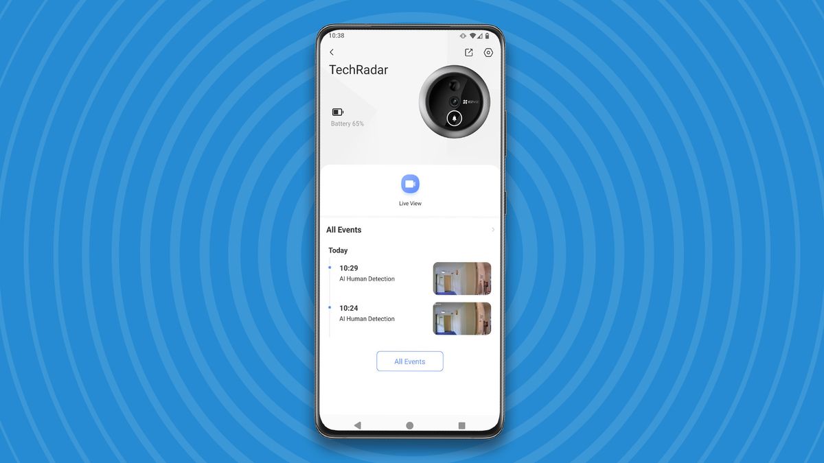Detection notifications in Ezviz app
