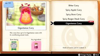 Pokemon Sword and Shield Curry Dex