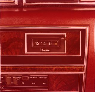 dashboard clock from the 1977 Cartier Edition