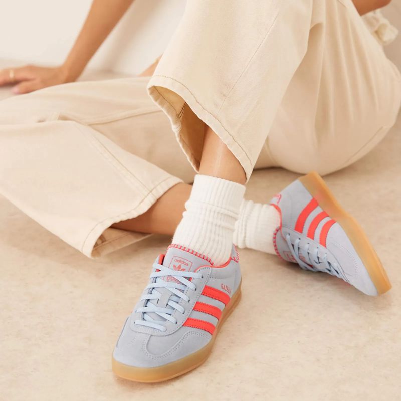 Gazelle trainers on model 