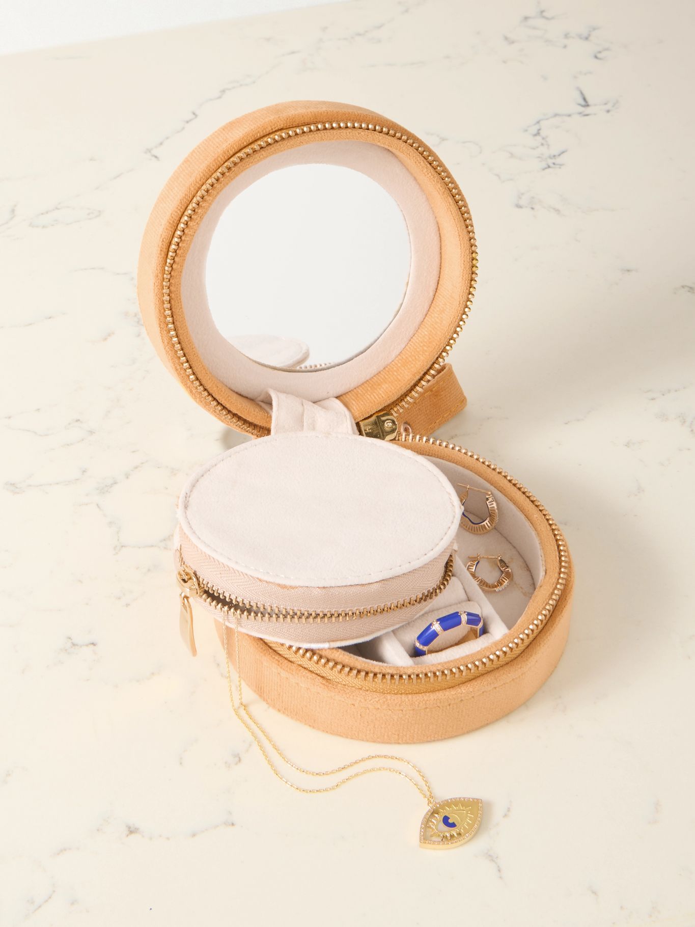 l'atelier nawbar Embroidered Velvet Jewellery Box