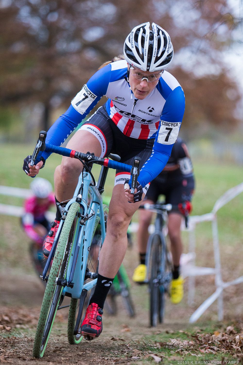 Katie Compton powering her way to the win
