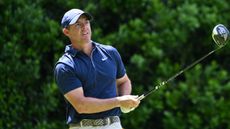 Rory McIlroy hits a drive