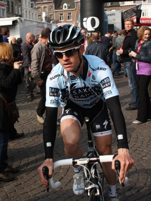 Tour of Flanders winner Nick Nuyens almost missed the start