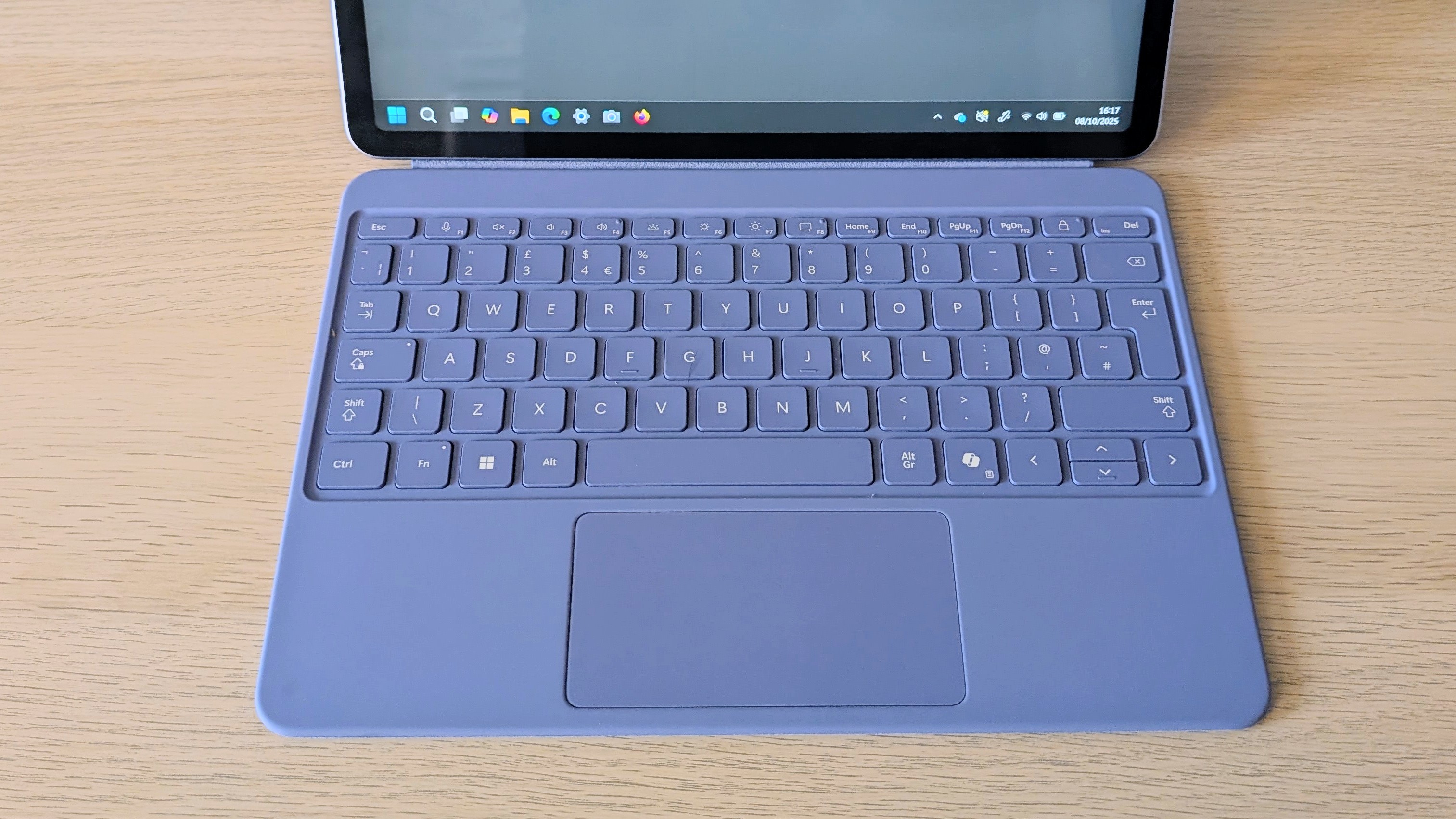 The Microsoft Surface Pro 12in on a desk