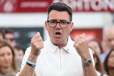 Andy Burnham Speaks In Makerfield After By-Election Victory