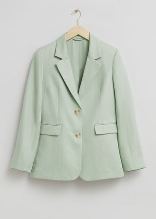 Relaxed Linen Blazer