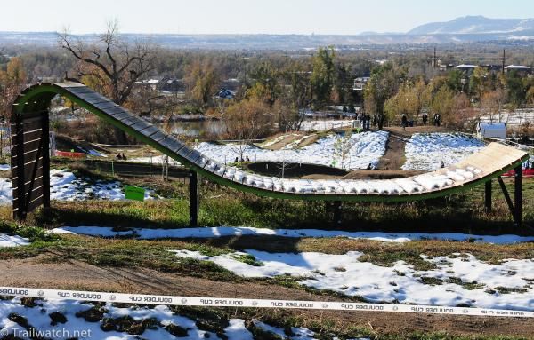 One of the many jumps at Valmont Park
