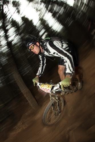 Benjamin Bruce (Mudskippers) zooms on past.
