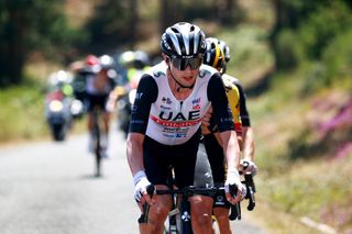 Jay Vine (UAE Team Emirates) is working his way back to fitness after his Itzulia Basque Country crash