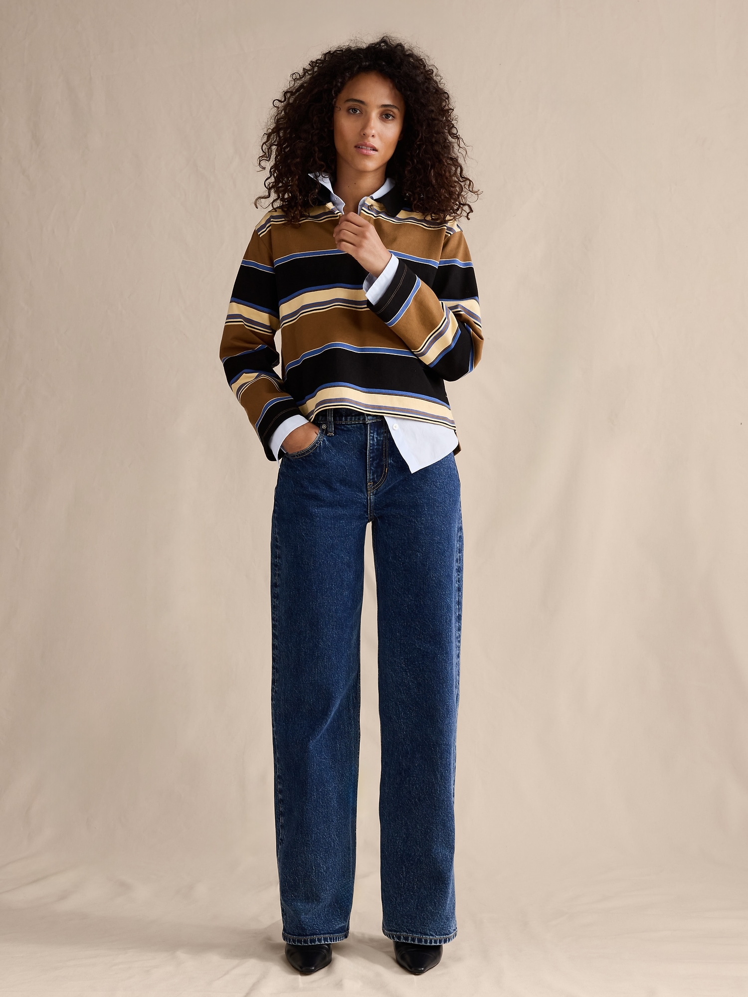 Mid-Rise 90s Loose Jean
