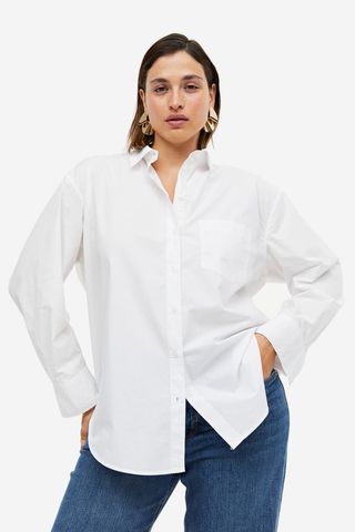 Oversized Poplin Shirt