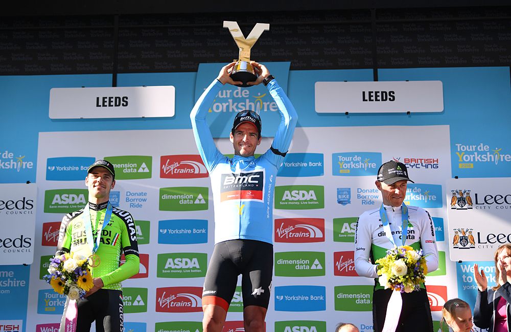 Greg Van Avermaet (BMC) wins the overall title at Tour de Yorkshire