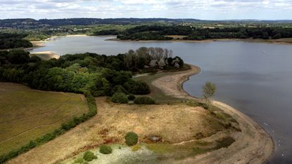 Bough Beech Reservoir in Tonbridge is currently showing as ‘below average’