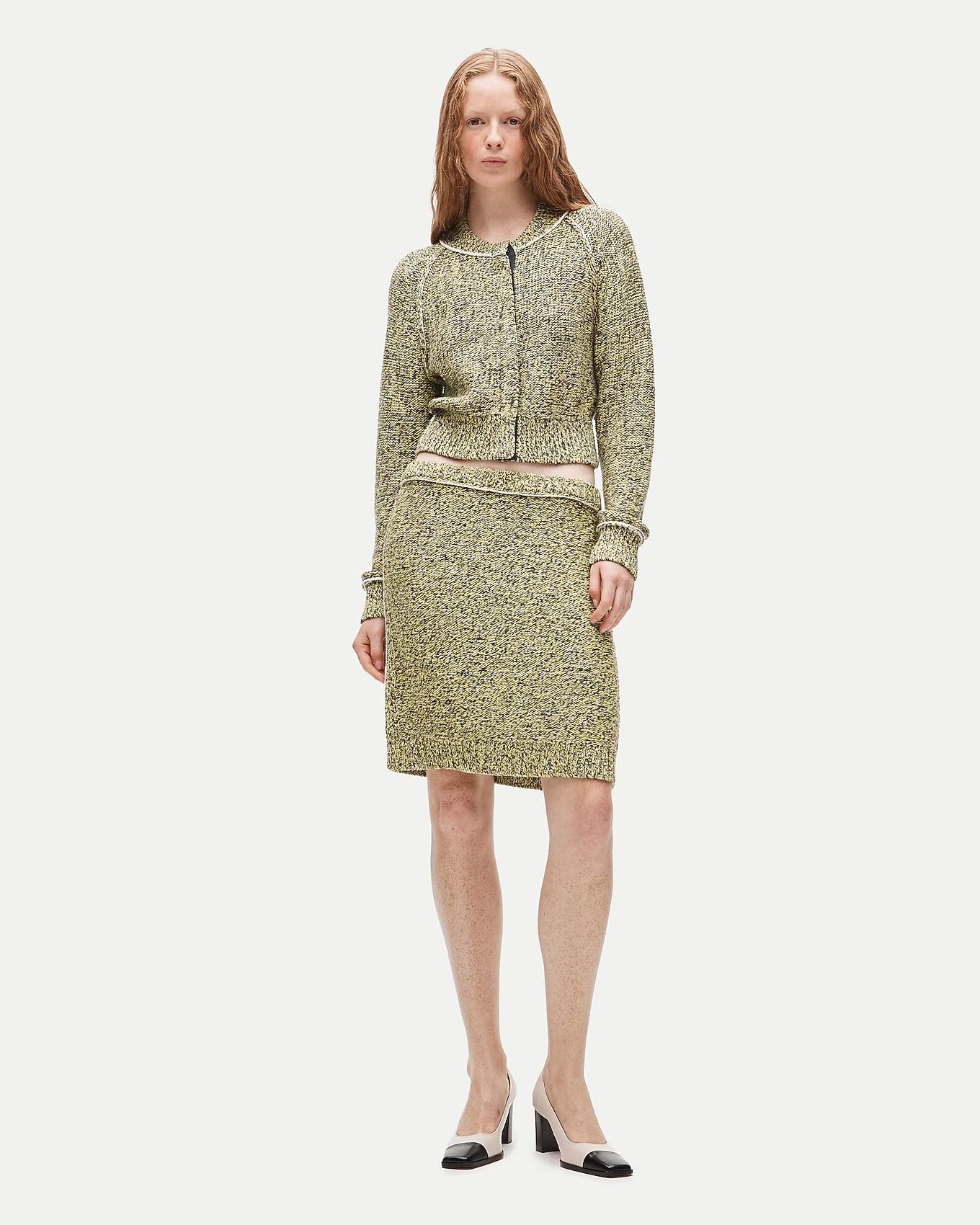J.Crew, Eckhaus Latta X J.crew Marled Sweater-Skirt