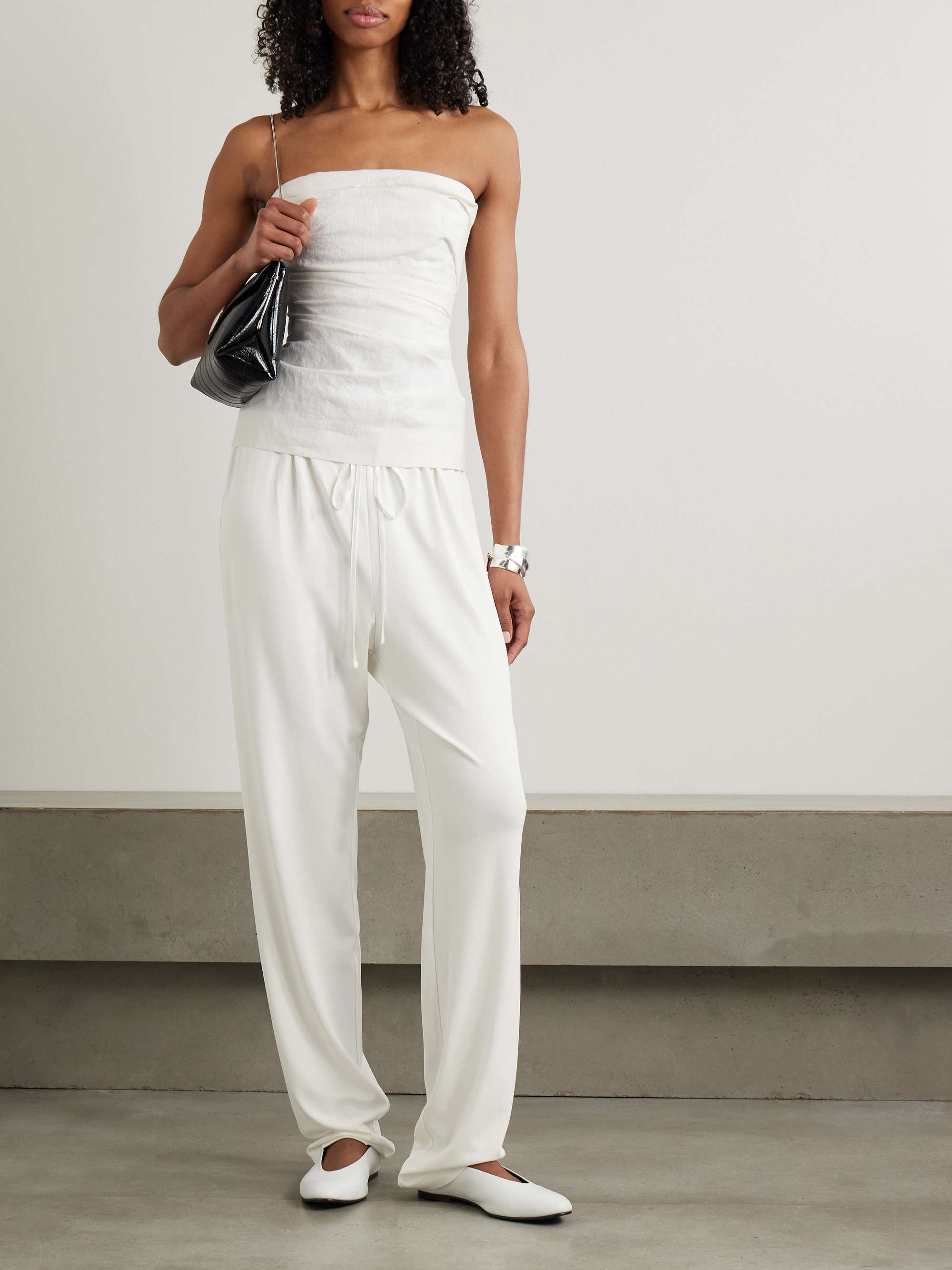 Izel Linen Bandeau Top