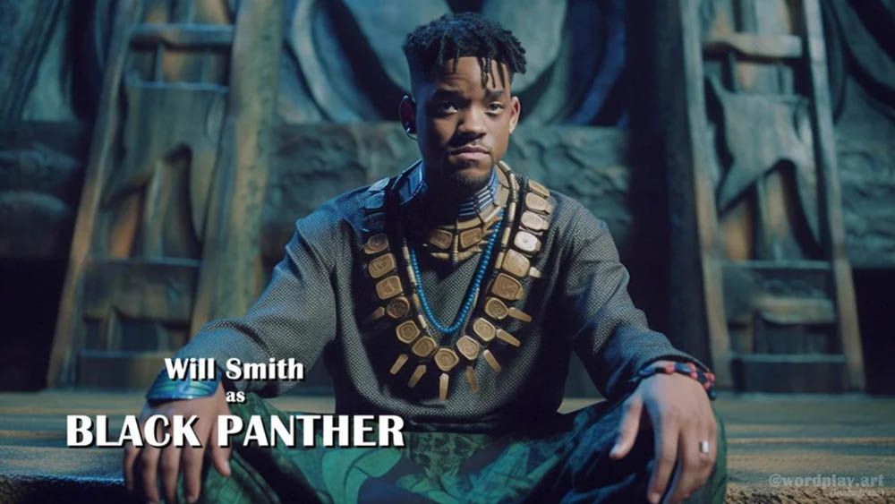 AI-generated scenes from the Avengers with 90s actors