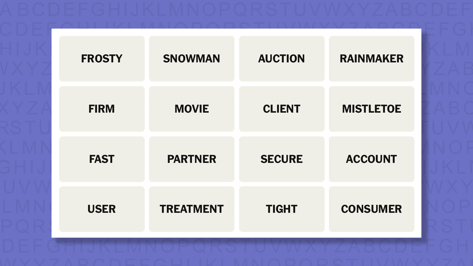 NYT Connections hints for game 948 on a purple background