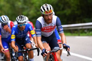 LLEX MONTSJURA FRANCE JULY 31 Quinn Simmons of United States and Team Trek Segafredo during the 33rd Tour de lAin 2021 Stage 3 a 125km stage from Izernore to Llex MontsJura 900m tourdelain on July 31 2021 in Llex MontsJura France Photo by Luc ClaessenGetty Images