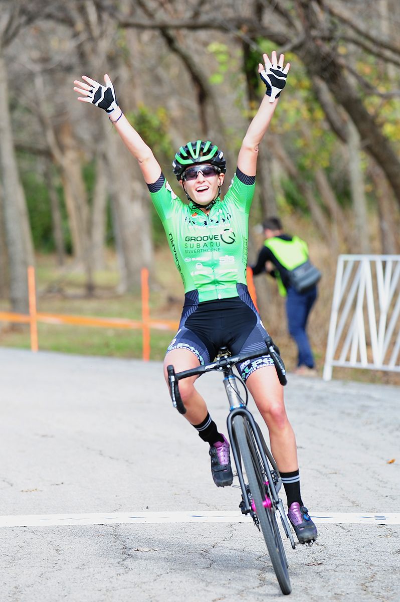 Katie Clouse takes the win