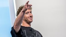 Meta CEO Mark Zuckerberg pictured on stage during a keynote session at the Meta Connect event in Menlo Park, California, US.