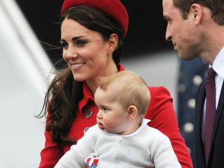 Kate Middleton, Prince William and Prince George in New Zealand