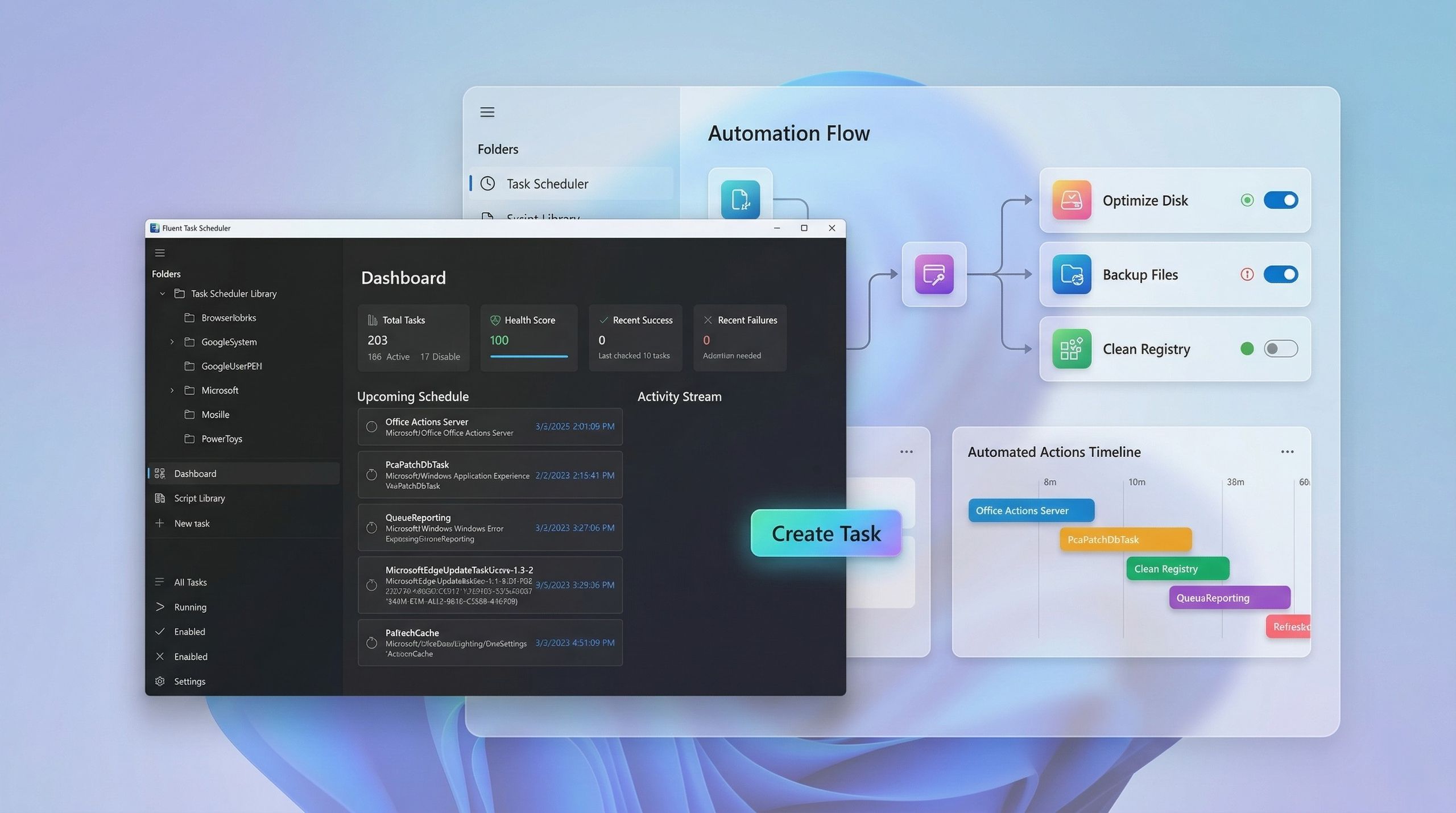 Modern Task Scheduler app shows what Windows 11 misses