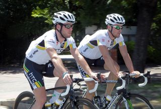 Mark Cavendish and Bernhard Eisel, Tour Down Under 2011
