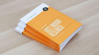 UX research: an image of a UX research book by Erika Hall