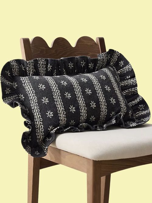 Swirl Cotton Cushion Cover